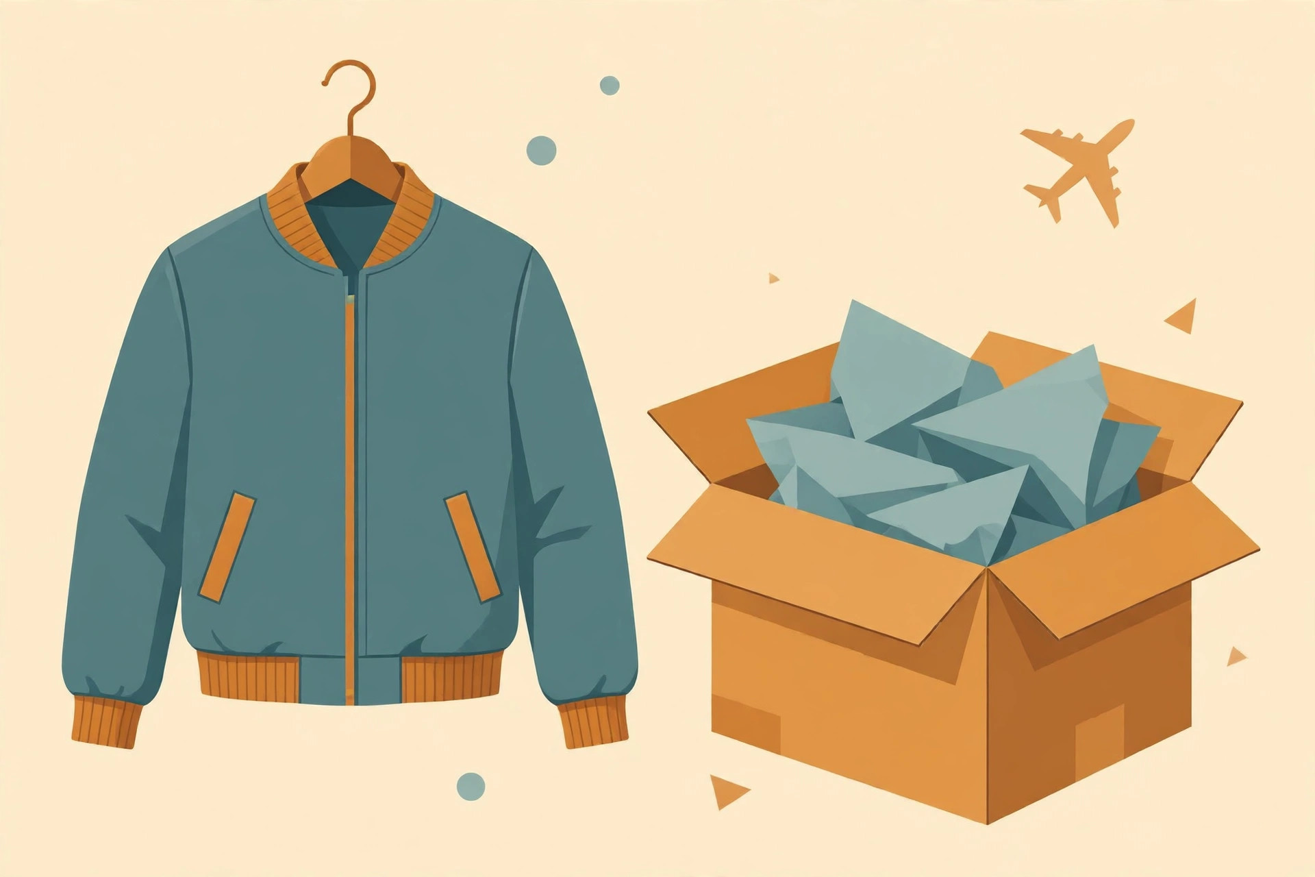 “Get me a bomber jacket for the trip” — package was home in a couple of hours